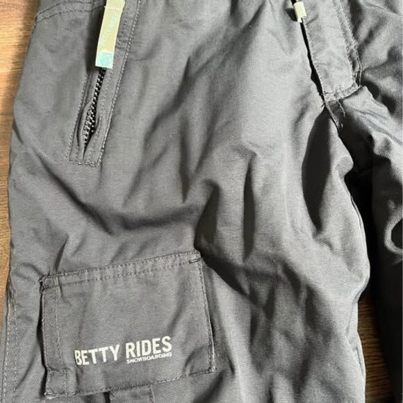 Little Girls Size Small Betty Rides Ski Snow Pants Black Snowboard - Picture 2 of 9